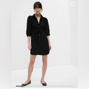 GAP crinkle gauze mini shirt dress - SUPER FLATTERING